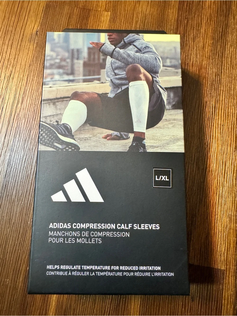 NWT Adidas Compression Calf Sleeves White Pair Running Recovery Training